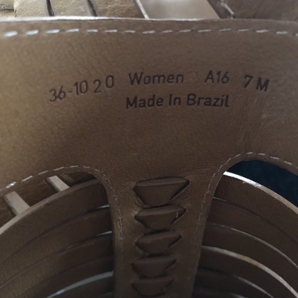 Trask | Sandra Sandal Size 7 Brown Leather Cushion - Picture 8 of 8